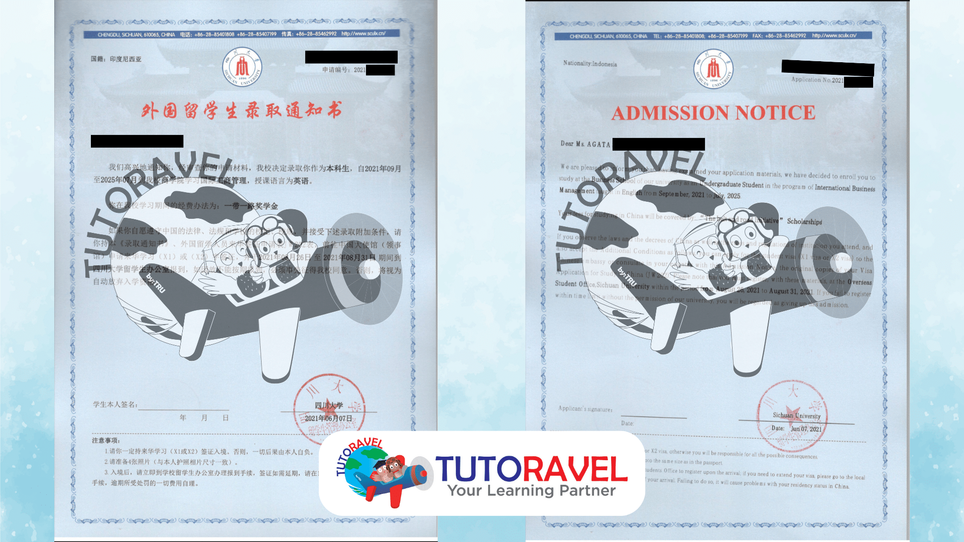 Admission Tutoravel