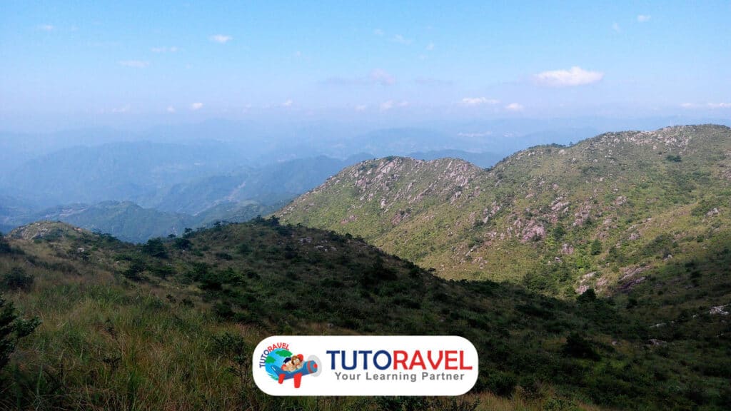 naik ke gunung baiyun di guangzhou