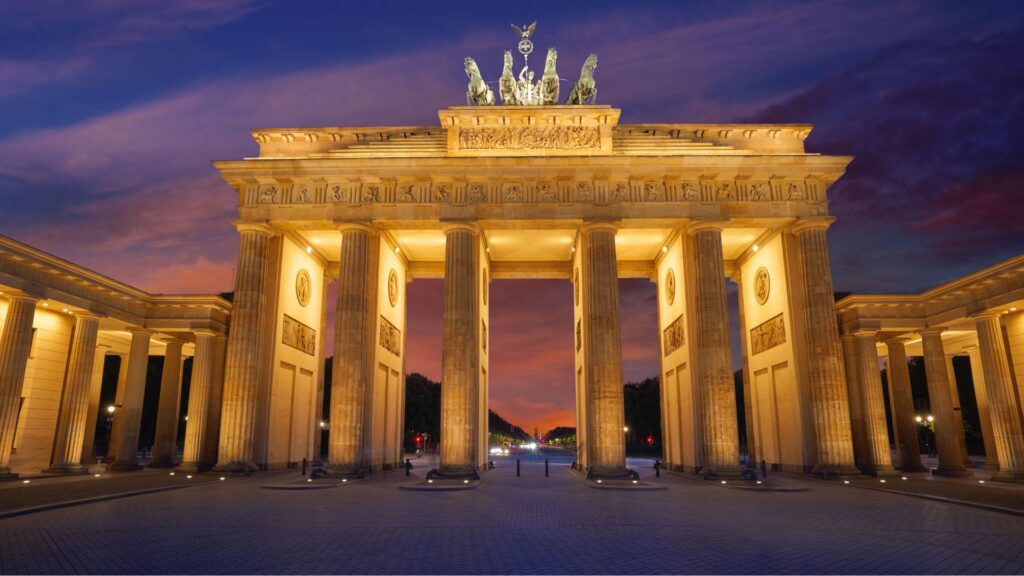 gerbang brandenburg di berlin jerman