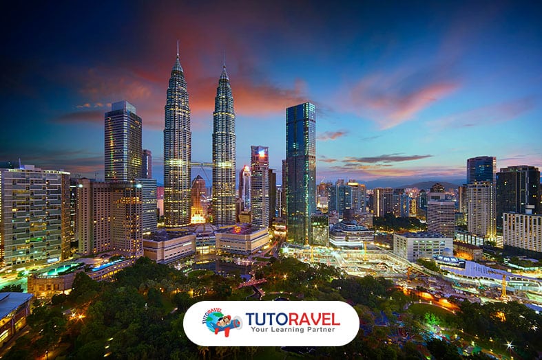 Panorama Kuala Lumpur tujuan studi mahasiswa Indonesia dengan visa pelajar Malaysia