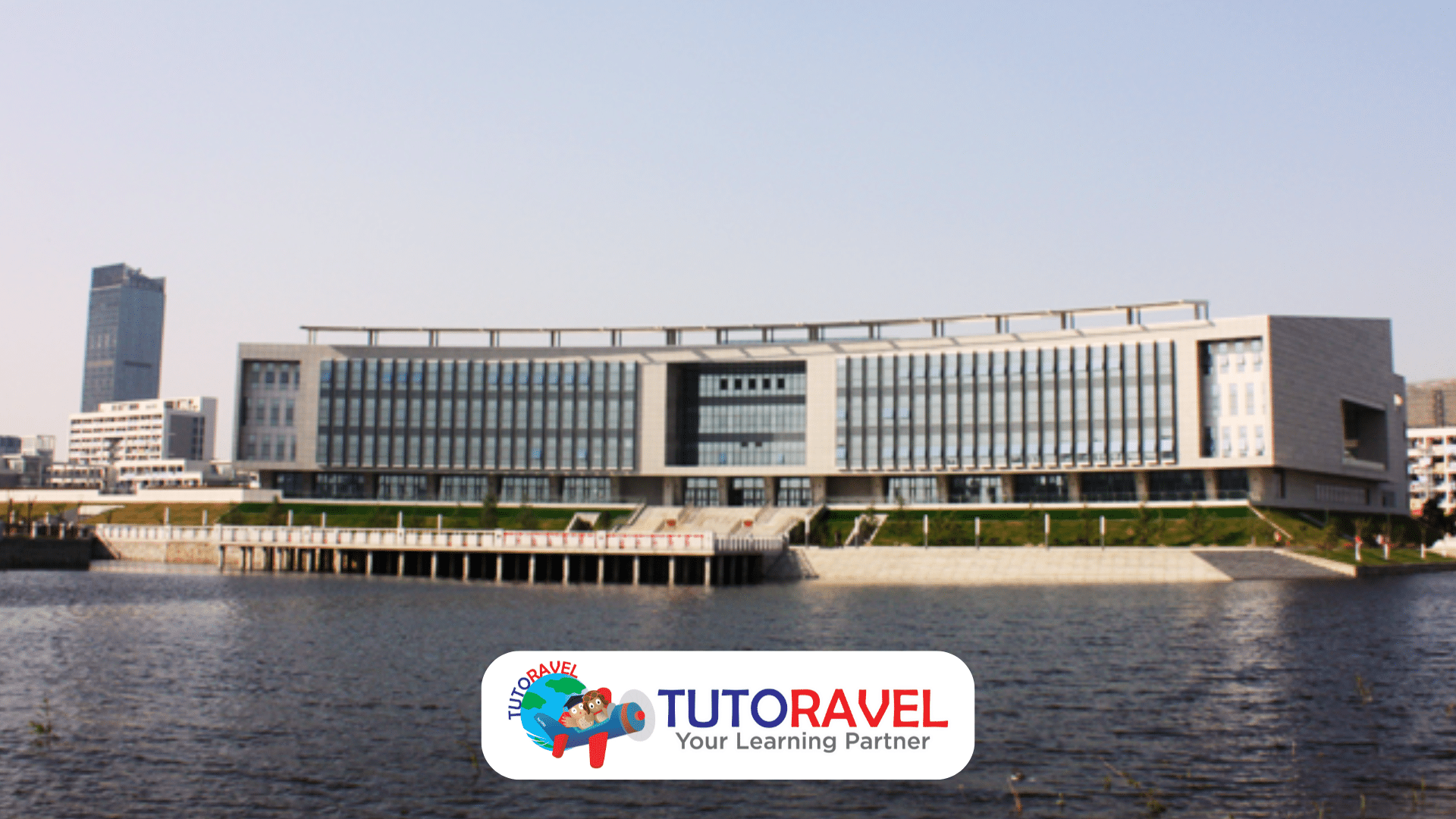 Kampus Nantong University di Jiangsu China dengan lingkungan belajar yang nyaman